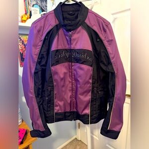 Women’s Harley Davidson Biker Jacket Size Large